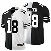 Nike Bengals 18 A.J. Green Black And White Split Vapor Untouchable Limited Jersey Dyin,baseball caps,new era cap wholesale,wholesale hats